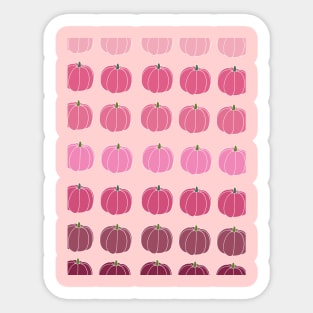 COZY PUMPKIN PATCH PATTERN AUTUMN FALL SEASON Sticker